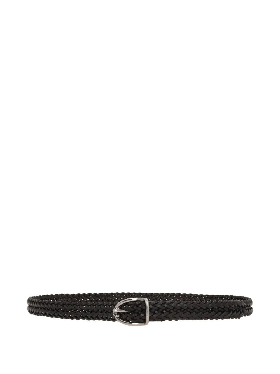braided leather belt
