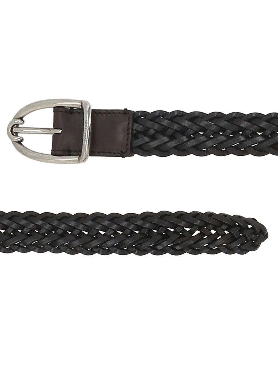 braided leather belt