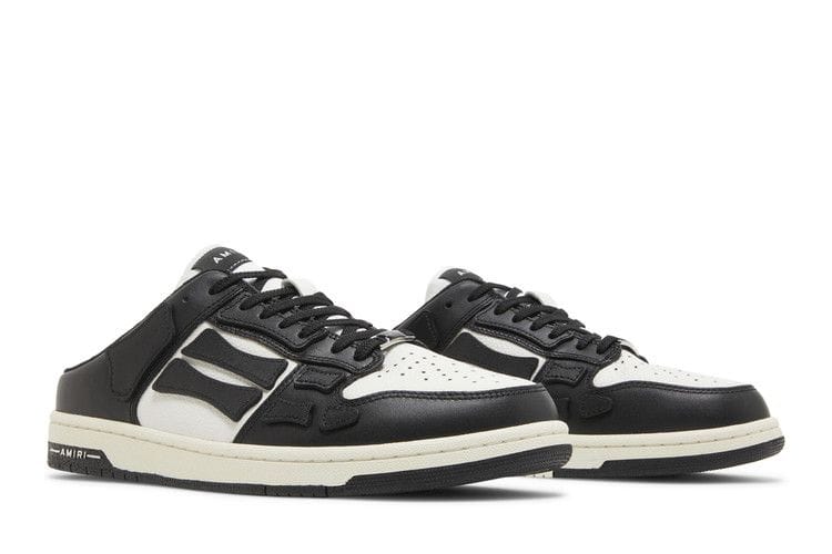 Amiri Skel Top Low Slip-On Black White