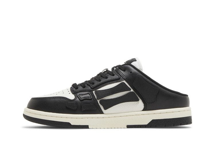 Amiri Skel Top Low Slip-On Black White