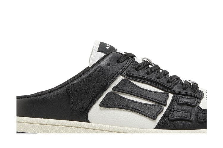 Amiri Skel Top Low Slip-On Black White