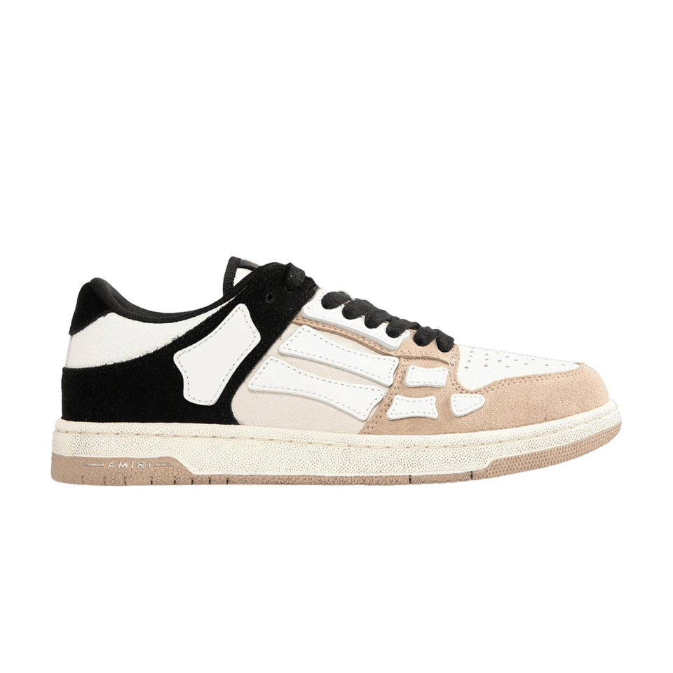 Amiri Skel Top Low Distressed - Black Tan