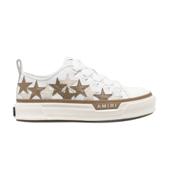 Amiri Stars Court Low White Brown