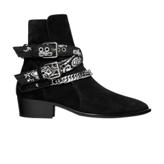 Amiri Bandana Buckle Boot Black