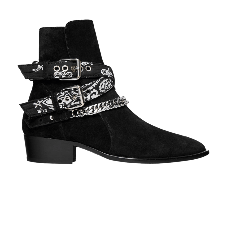 Amiri Bandana Buckle Boot Black