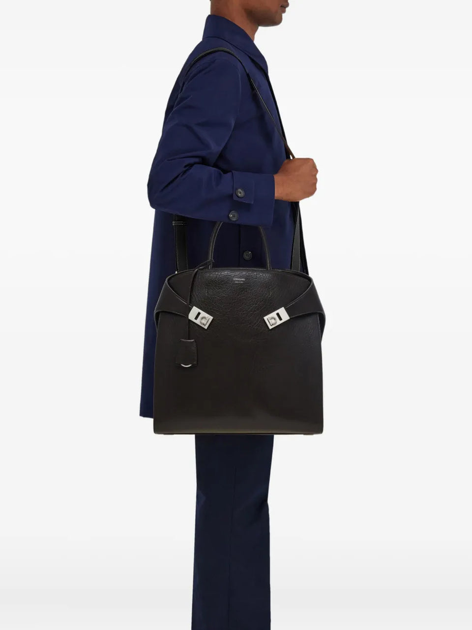 Hug Gancini-buckle tote bag