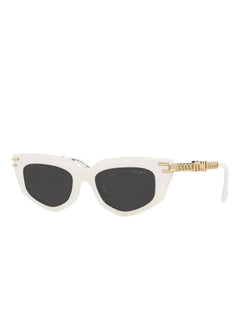 cat-eye metal-temple sunglasses