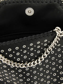 tiny Falabella stud-embellished tote bag