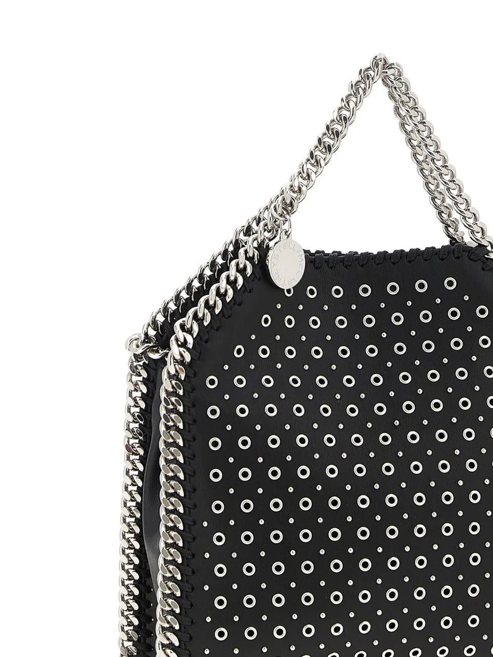 tiny Falabella stud-embellished tote bag