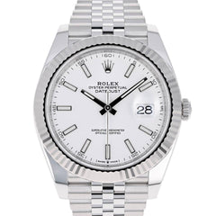 Rolex | Datejust | 126334 | Steel | 41 x 49 mm | Steel | White | Automatic