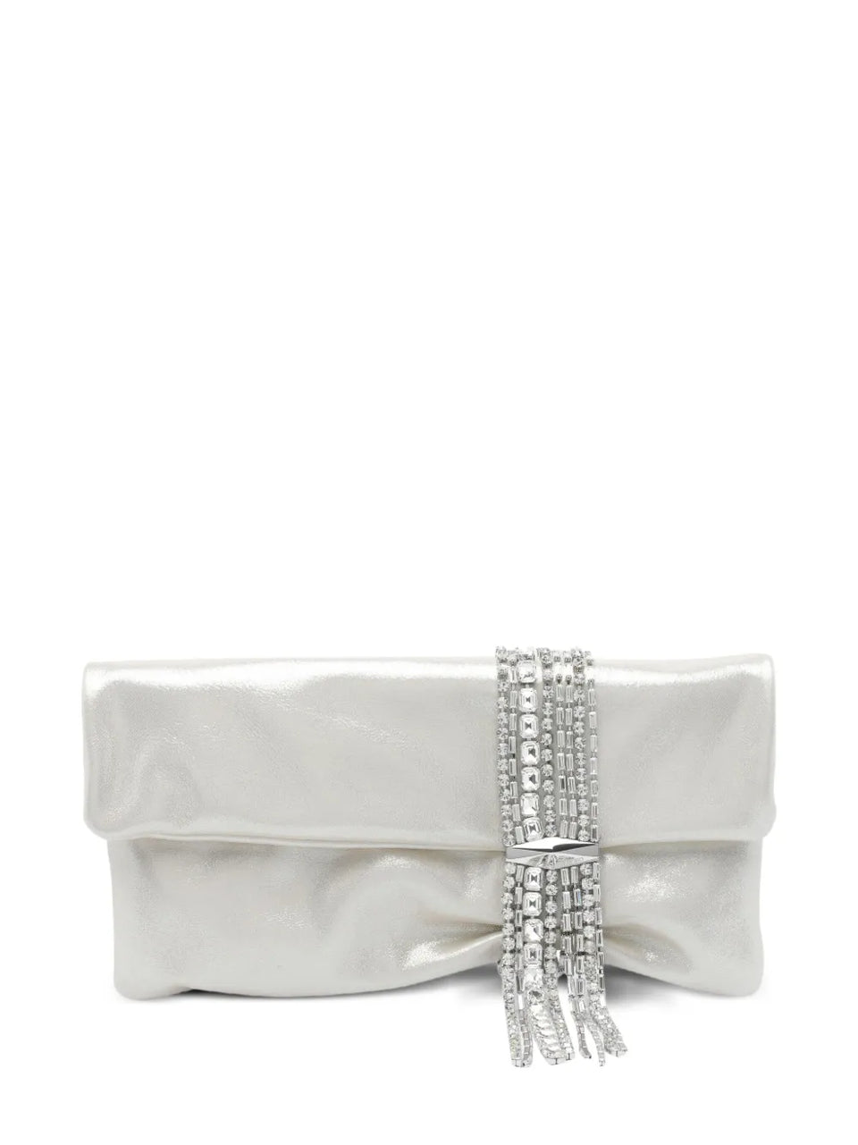 medium Zandra crystal-embellished clutch bag