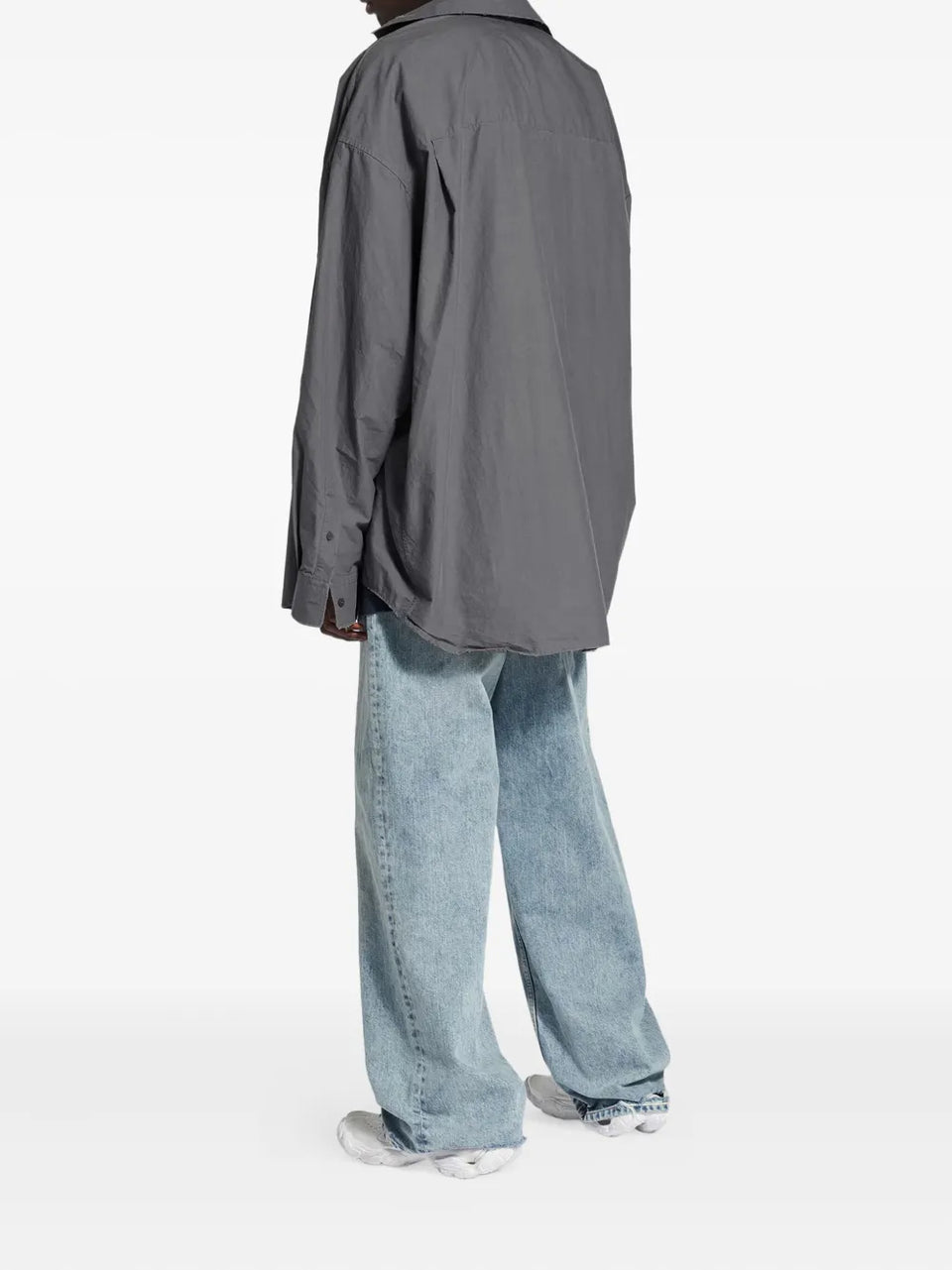 x Automobili Lamborghini layered poplin shirt