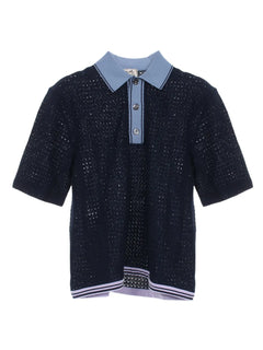 2020s knitted polo shirt