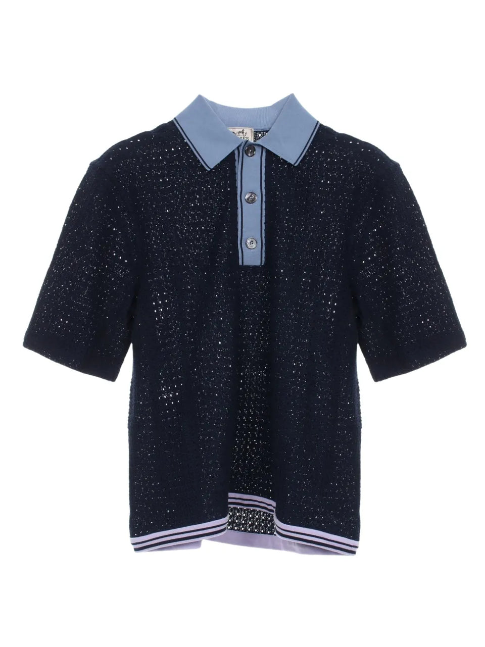 2020s knitted polo shirt