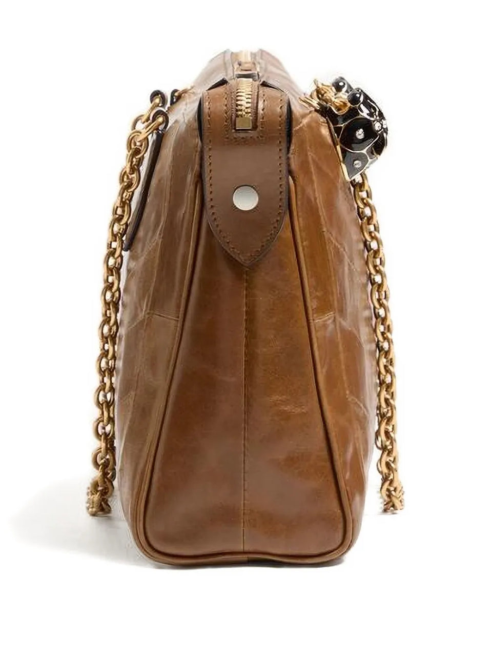 Panthea chevron-pattern shoulder bag