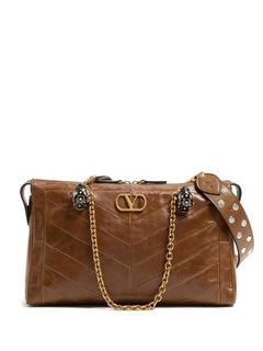 Panthea chevron-pattern shoulder bag