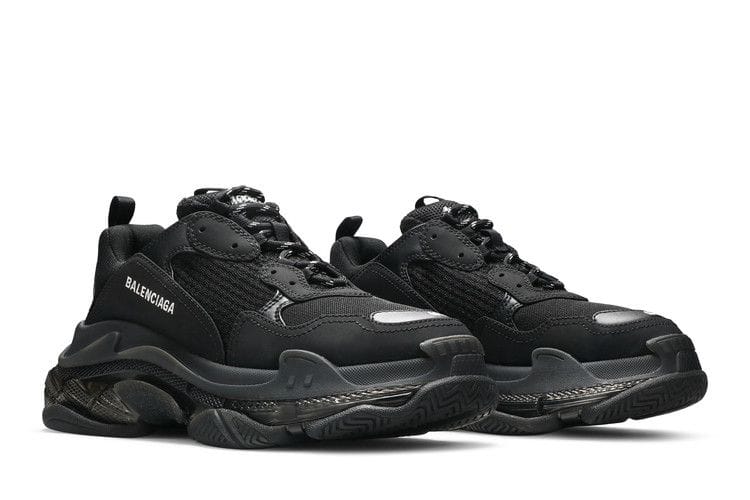 Balenciaga Triple S Sneaker Clear Sole - Black