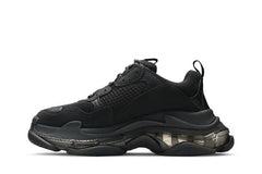 Balenciaga Triple S Sneaker Clear Sole - Black