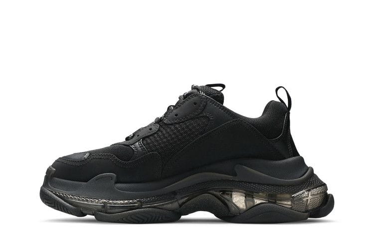 Balenciaga Triple S Sneaker Clear Sole - Black