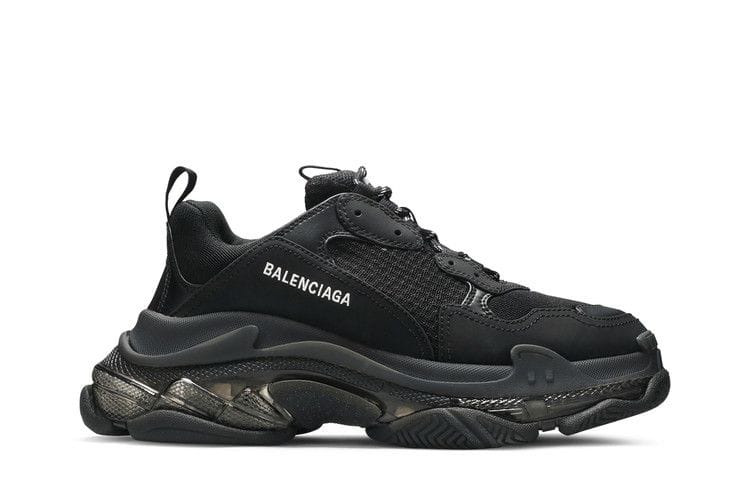 Balenciaga Triple S Sneaker Clear Sole - Black
