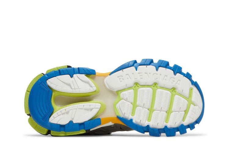 Balenciaga Track Leather Free White Silver Multi