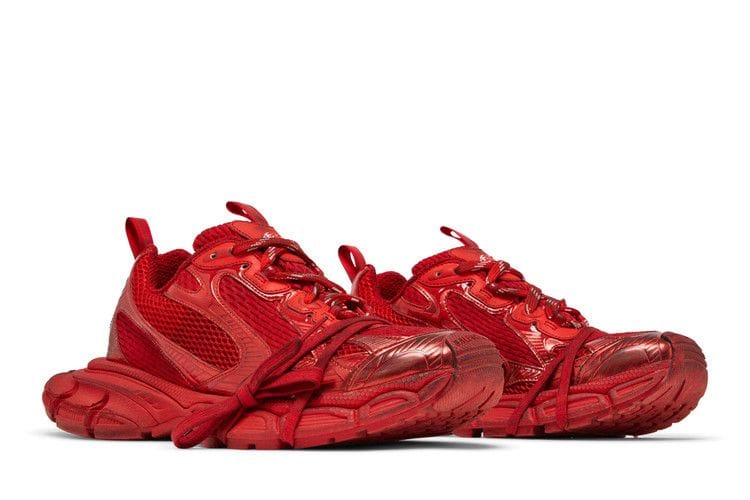 Balenciaga 3XL Sneaker Worn-Out - Red