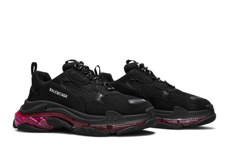 Balenciaga Triple S Clear Sole Neon Pink
