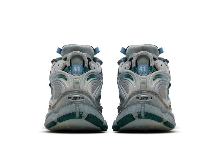 Balenciaga Runner Sneaker White Green Blue