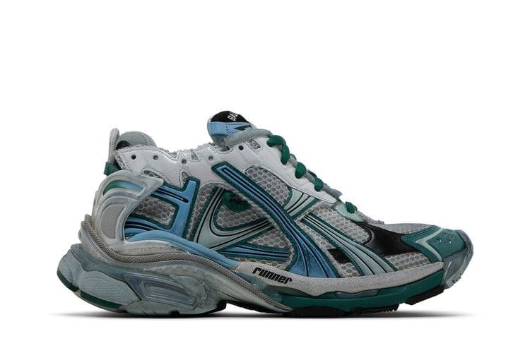 Balenciaga Runner Sneaker White Green Blue