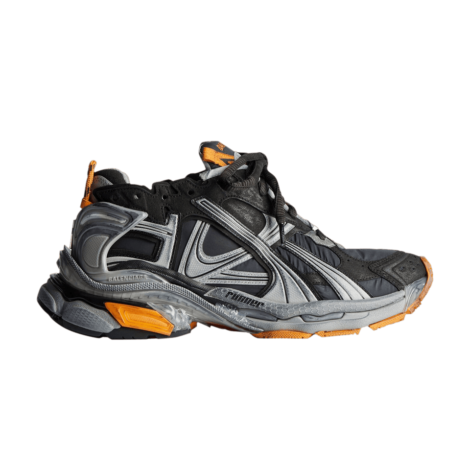 Balenciaga Runner Worn-Out Black Fluo Orange