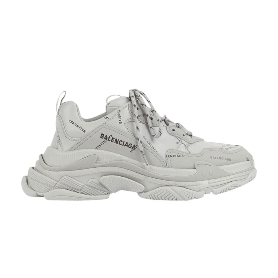 Balenciaga Triple S Sneaker Allover Logo - Grey 2020