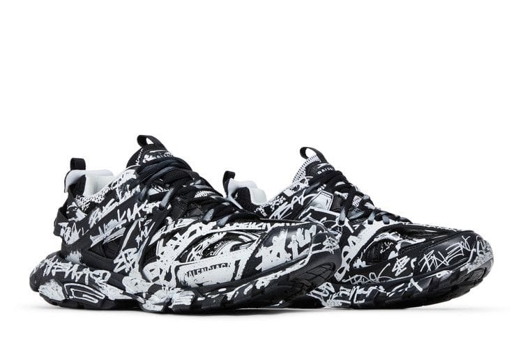 Balenciaga Track Sneaker Graffiti - Black White