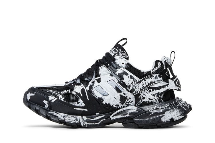 Balenciaga Track Sneaker Graffiti - Black White