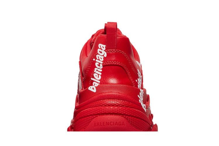 Balenciaga Triple S All Over Tomato Red White