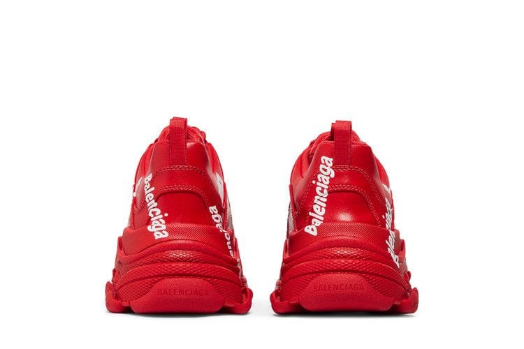 Balenciaga Triple S All Over Tomato Red White