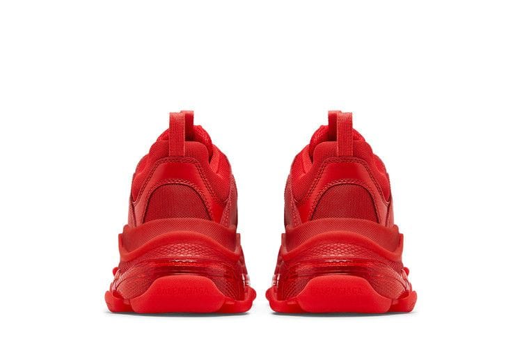 Balenciaga Triple S Sneaker Clear Sole - Red 2019