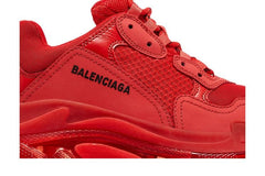 Balenciaga Triple S Sneaker Clear Sole - Red 2019
