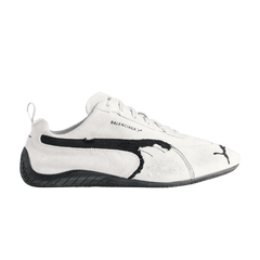 Balenciaga x Speedcat Suede White Black