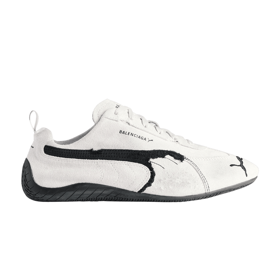 Balenciaga x Speedcat Suede White Black