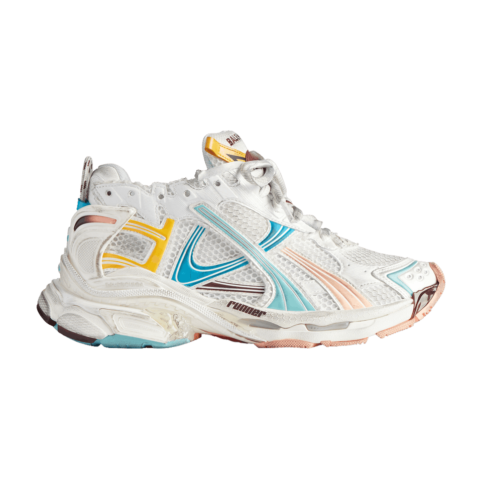 Balenciaga Wmns Runner Sneaker 'Worn-Out - White Blue Pink'