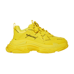 Balenciaga Triple S Allover Logo Yellow
