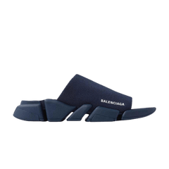 Balenciaga Speed 2.0 Slide Sandal Navy