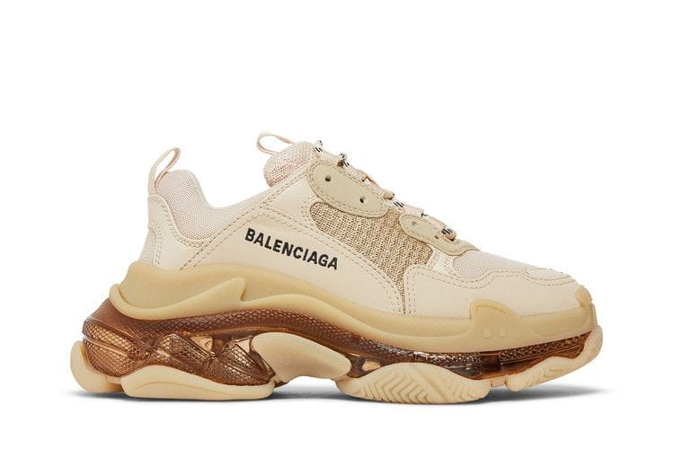 Balenciaga Triple S Clear Sole Beige (Women's)
