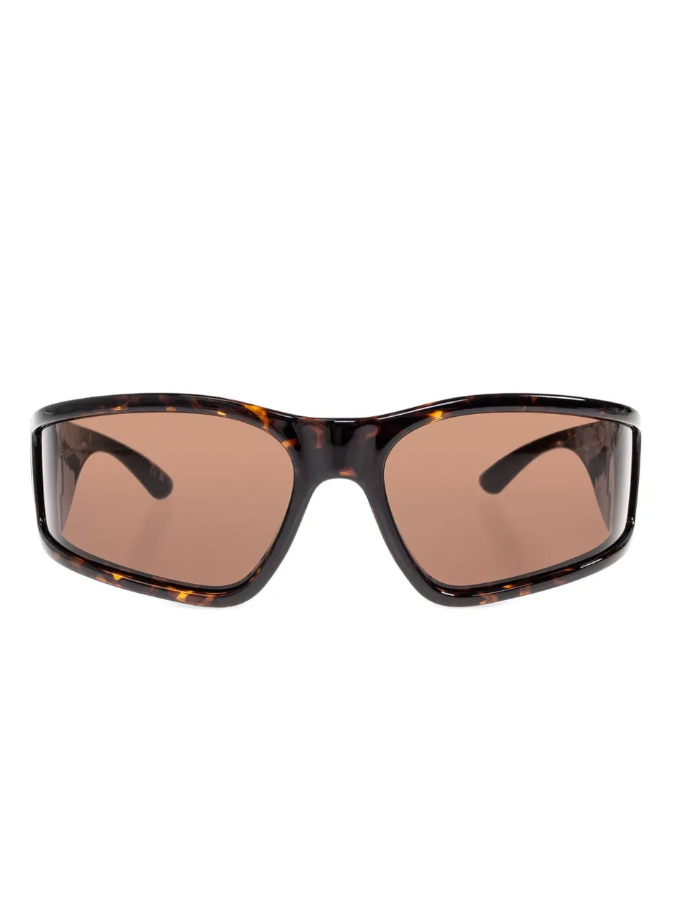 rectangle-frame branded sunglasses