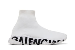 Balenciaga Speed Sneaker Midsole Graffiti - White Black