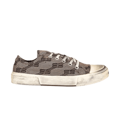 Balenciaga Paris Low Top BB Monogram Dark Beige Brown (Women's)