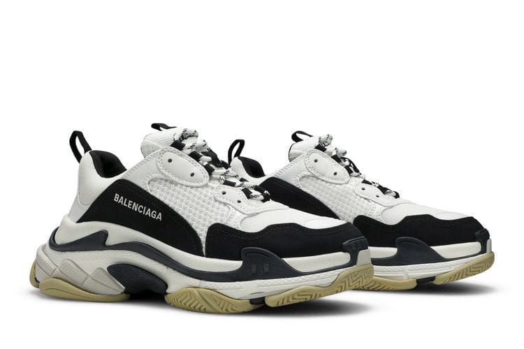Balenciaga Triple S White Black