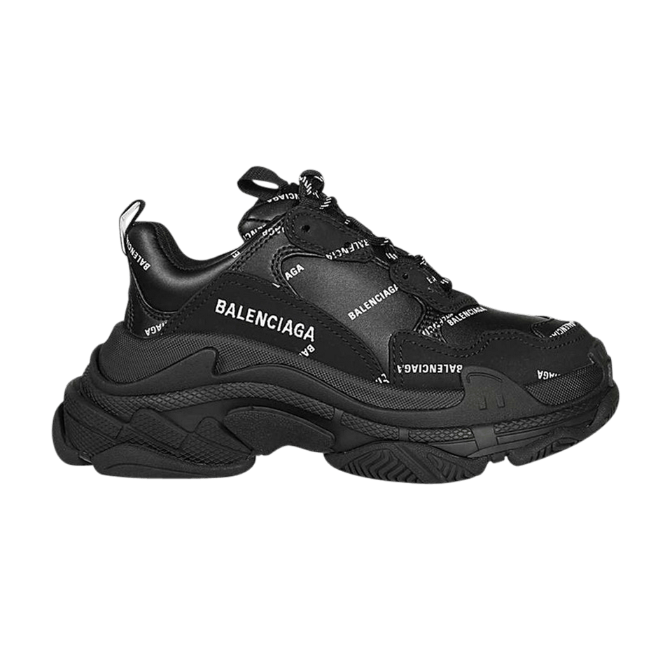 Balenciaga Wmns Triple S Sneaker 'Black Logo'
