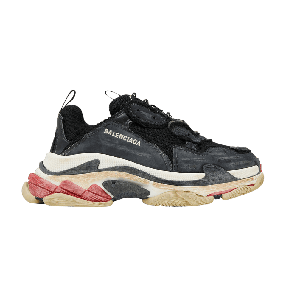 Balenciaga Triple S Sneaker Black Red