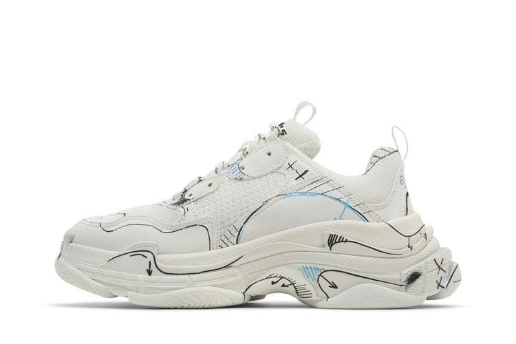 Balenciaga Triple S Sneaker Sketch - White